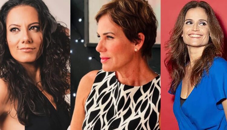 Luana Mallet, Andrea Veiga e Carol Saboya